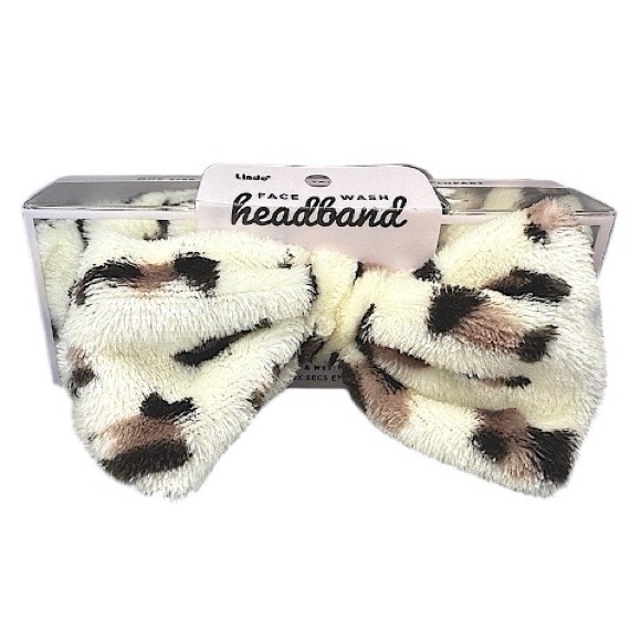 Lindo Accessories - Face Wash Headband, Cheetah Print — Lindo